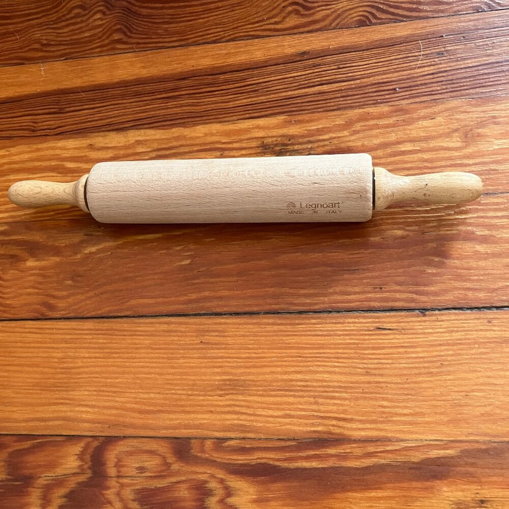 Mini LEGNOART Rolling Pin Made in Italy 10 in. Long  1.5 in. Diameter EXC COND